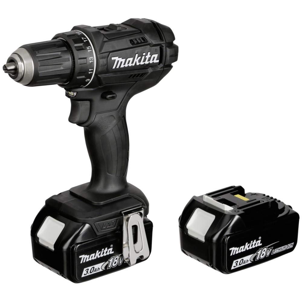 Makita DDF482RFE Negro - Taladro (Taladro de pistola, perforacion, Desatornillar, Negro, 3,8 cm, 1,3 cm, 62 Nm)