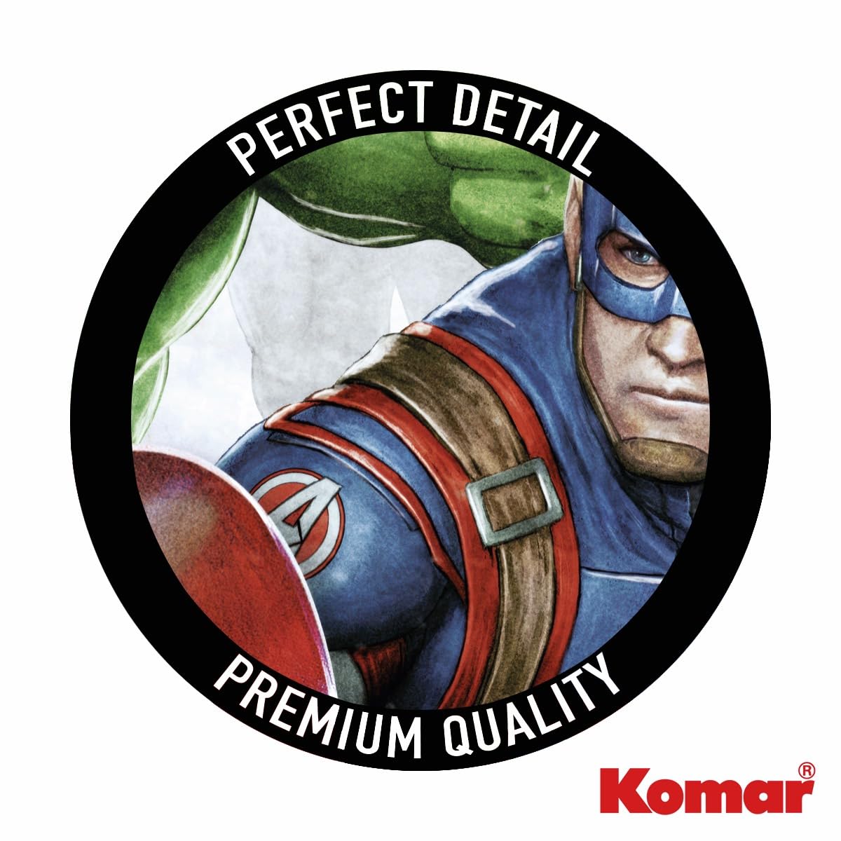 Komar WTD - Papel pintado fotográfico (400 x 250 cm), diseño de Los Vengadores de Marvel
