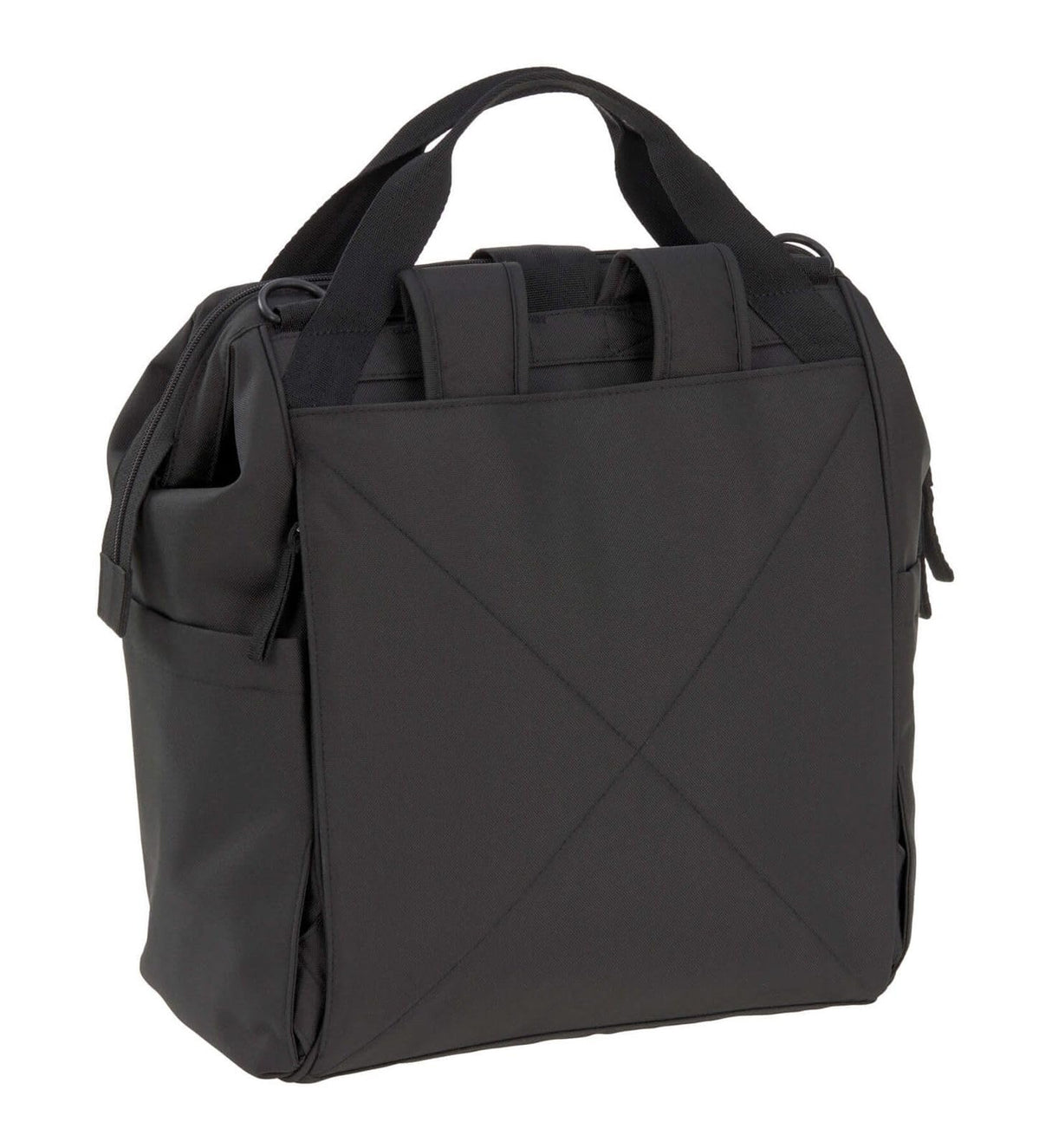 LÄSSIG Mochila cambiadora para bebés Bolsa cambiadora incl. accesorios cambiadores Mochila con cambiador producida de forma sostenible/Goldie Up Backpack black