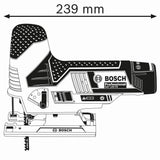 Bosch Professional 12V System GST 12V-70 - Sierra de calar a batería (1500 – 2800 cpm, profundidad de corte 70 mm, sin batería, en L-BOXX)
