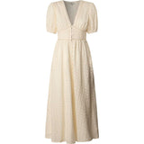 Pepe Jeans Oprah Dress Vestido, Beige (Blanco Blanqueado), XS para Mujer