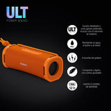 Sony ULT Field 1 Altavoz inalámbrico Bluetooth portátil con ULT Power Sound, Ultimate Deep Bass, IP67, Resistente a los Golpes, 12H de batería, Llamadas nítidas, Naranja