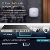 D-Link DGS-1026MP - Switch 24XGB PoE+ 2XSFP