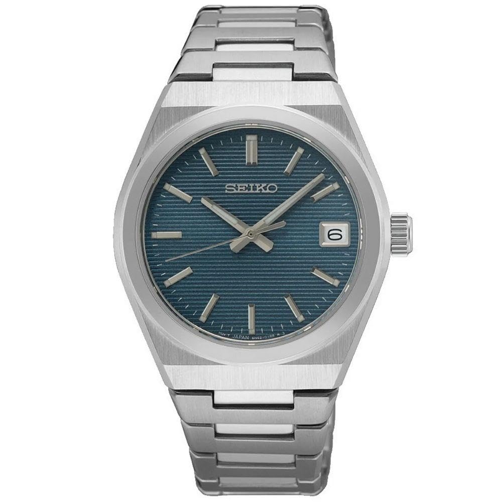 Seiko Reloj Analógico para Mujeres de Cuarzo con Correa en Acero Inoxidable SUR575P1