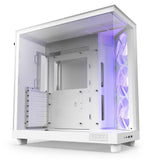 NZXT H6 Flow RGB Mid Tower Cristal Templado USB-C Blanca