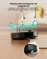 LEFANT M330 Robot Aspirador y Fregasuelos con Mapeo 3 en 1, 5000Pa de Succión, 150min, Navegación dToF, Evitación de Obstáculos PSD 190°, Alexa/App/i Watch, Ideal para Pelo de Mascotas y Alfombras