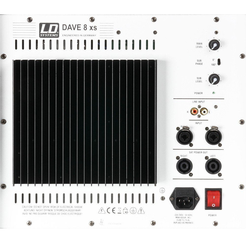 LD Systems LDDAVE8XSW - Equipo de altavoces, blanco