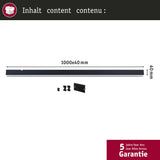Paulmann 98181 Linion Power Channel Zigbee 230/24V 17W 1m, Señal Negra