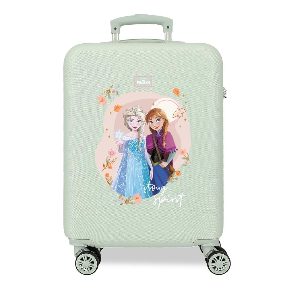 Disney Strong Spirit Maleta de cabina Verde 38x55x20 cms Rígida ABS Cierre de combinación lateral 34L 2 kgs 4 Ruedas dobles Equipaje de Mano