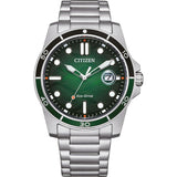 CITIZEN Reloj Analógico para Hombres de Cuarzo con Correa en Acero Inoxidable AW1811-82X