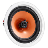 VEVOR 4 Altavoces de Techo de 205 mm, 100 W, Altavoces de Techo y de Pared de Montaje Empotrado con 8 Ω Impedancia 89 dB de Sensibilidad para Hogar, Sala de Estar, Dormitorio o Porches Cubiertos