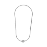 Pandora Icons Collar de plata con cierre redondo, 40