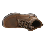 Skechers Respected Boswell, Botas Hombre, Dark Brown Leather W/ Synthetic, 42 EU