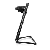hjh OFFICE 830010 Silla de Trabajo Top Work 32 Espuma Duro Negro Bastidor metálico Estable Asiento inclinable, Talla única
