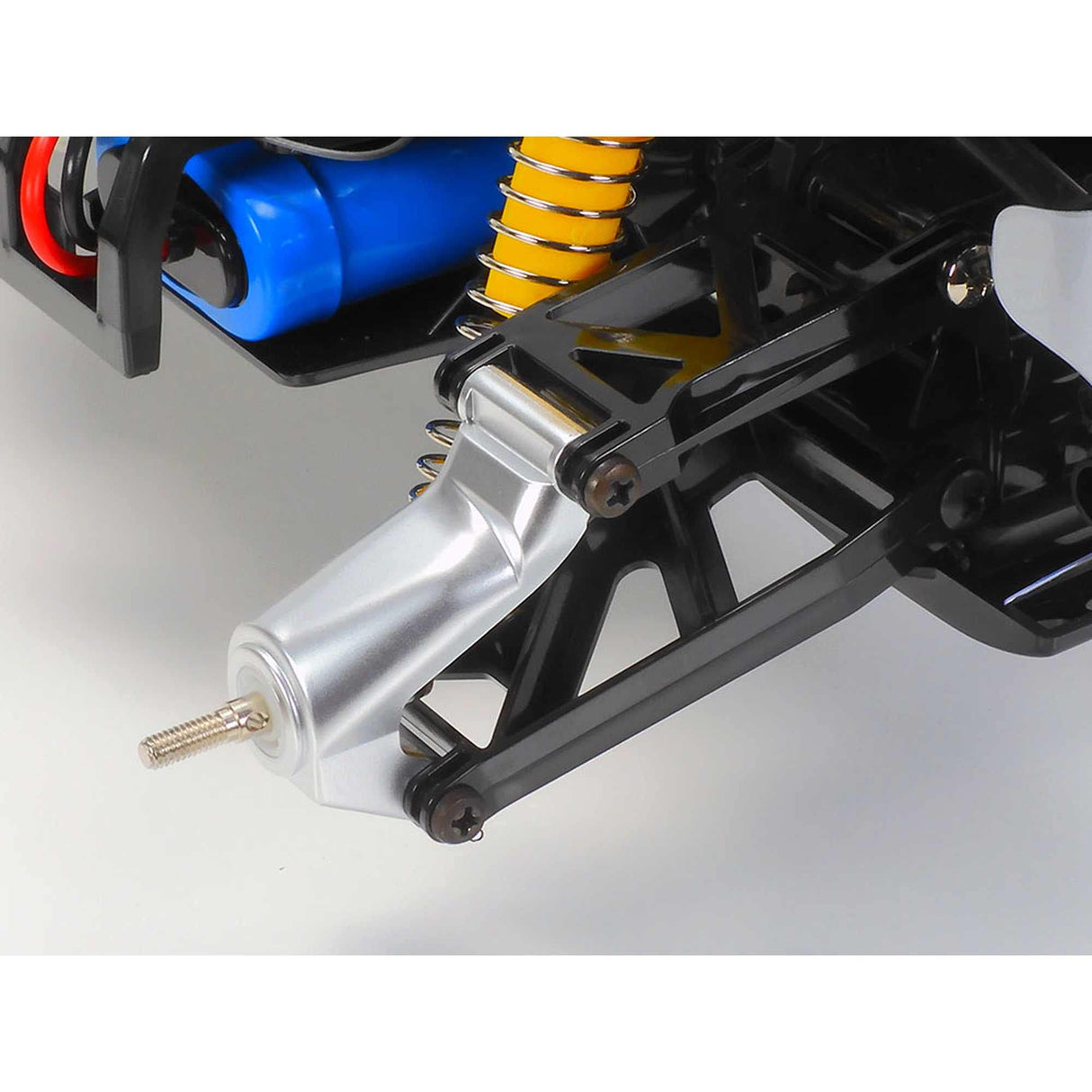Tamiya 58710 1:10 RC Hotshot II Blockhead Motors - Coche teledirigido, vehículo RC, modelismo, Kit para Montar, Hobby, Bricolaje, Azul Claro