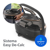 Philips Generador de vapor PerfectCare Serie 8000-210g de impulso de vapor, sensor de movimiento AI, OptimalTEMP, suela SteamGlide Elite, tanque de 1.4L, descalcificación fácil (PSG8200/80)