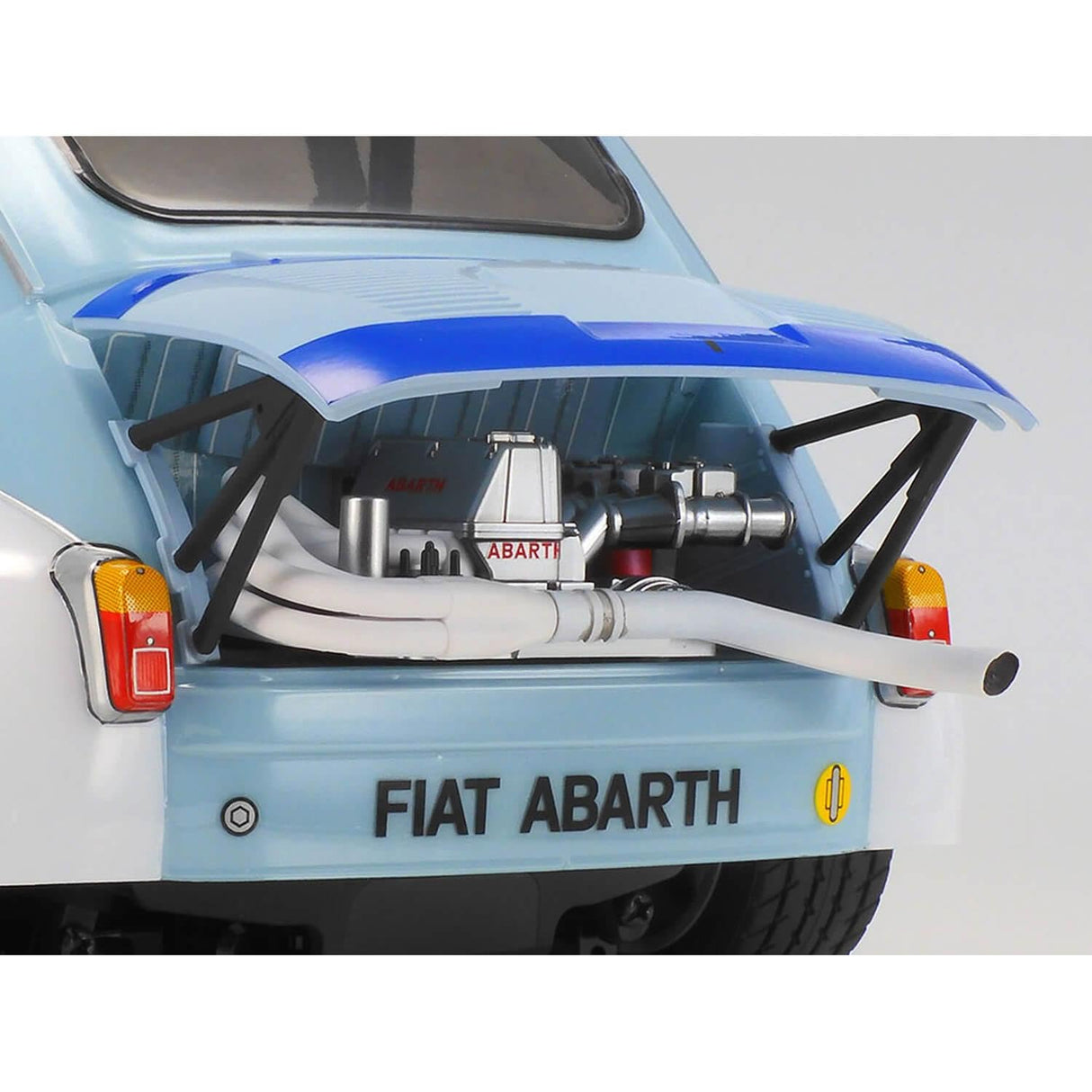 Tamiya 58721 1:10 RC FIAT Abarth 1000TCR MB-01 - Coche teledirigido, vehículo, modelismo, ensamblaje, Hobby, Kit RC, sin Pintar