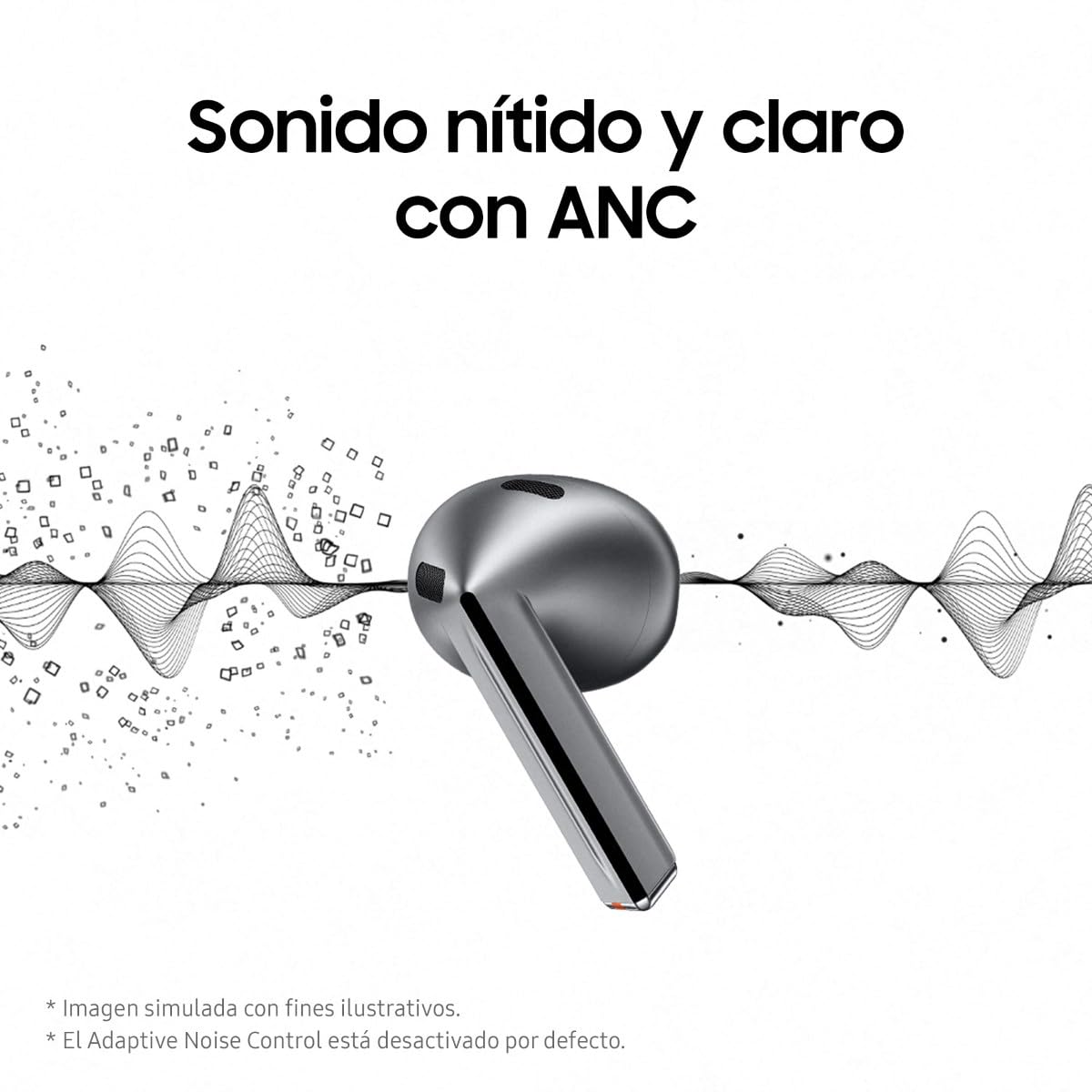 Samsung Galaxy Buds3 + Cargador - Auriculares Inalámbricos, Cancelación de Ruido, Bluetooth, Audio 360, Gris (Versión Española)