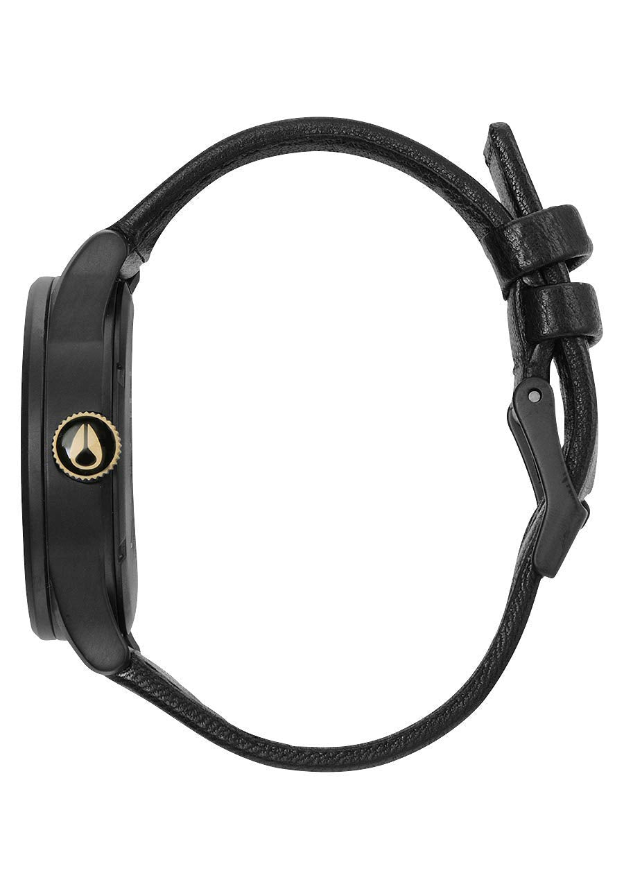 Nixon Reloj Analógico para Hombre de Cuarzo con Correa en Piel A105-1041-00