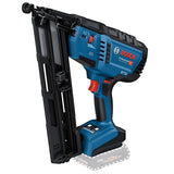 Bosch Professional 18V System clavadora madera batería GNH 18V-64 MD (modo disparo por impacto simple, apto para clavos: 32-64 mm, 1,8 mm y ángulo de clavado de 34°, sin baterías ni cargador)