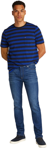 Tommy Hilfiger Vaqueros Hombre Bleecker Flex Mohave Indigo Slim Fit, Azul (Mohave Indigo), 32W/38L
