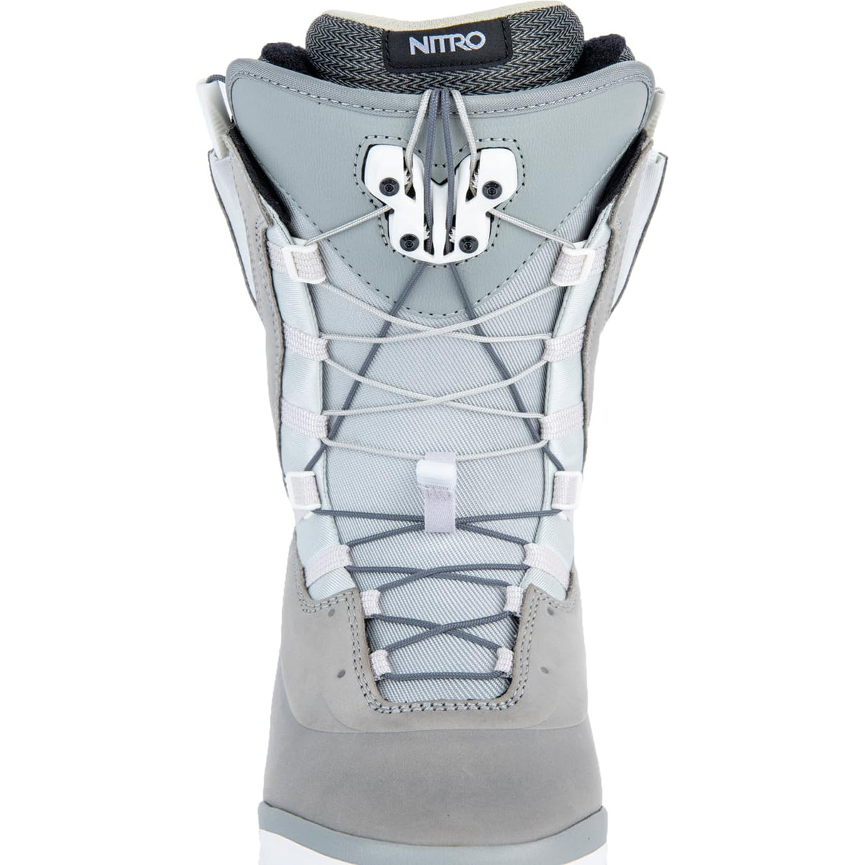 Nitro Bianca TLS Premium All Mountain Freeride Freestyle Sistema de Cordones rápidos Barco Snowboard, Mujeres, Gris, MP 25.5 // EU 39 1/3 // US WMN 8