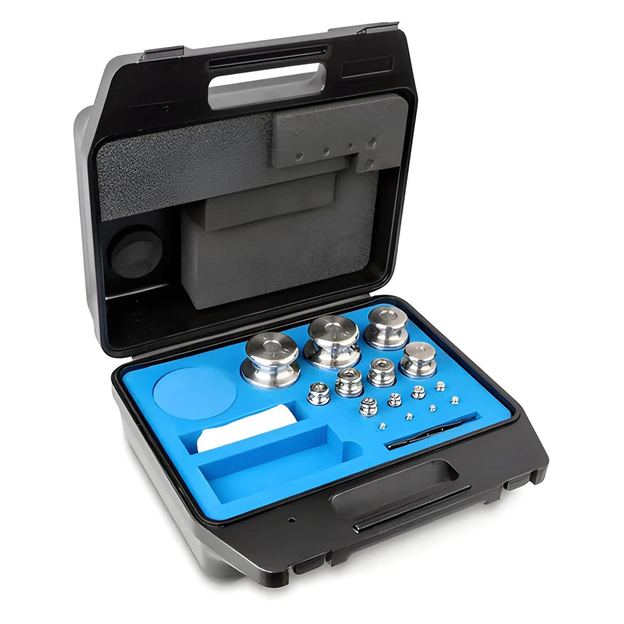 Core - 344 074 - Juego de pesas 1/2 Acero Inoxidable, en estuche plastico - 344 074