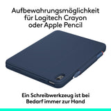 Logitech Rugged Combo 4 para iPad (10ª generación) con Smart Connector y Teclado Resistente a Salpicaduras - QWERTZ