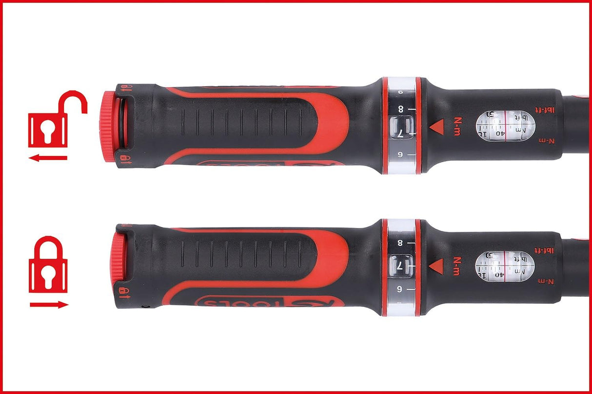 KS Tools 516.1495 - Llave dinamométrica Ergotorque, 300-1000Nm (tamaño: 1")