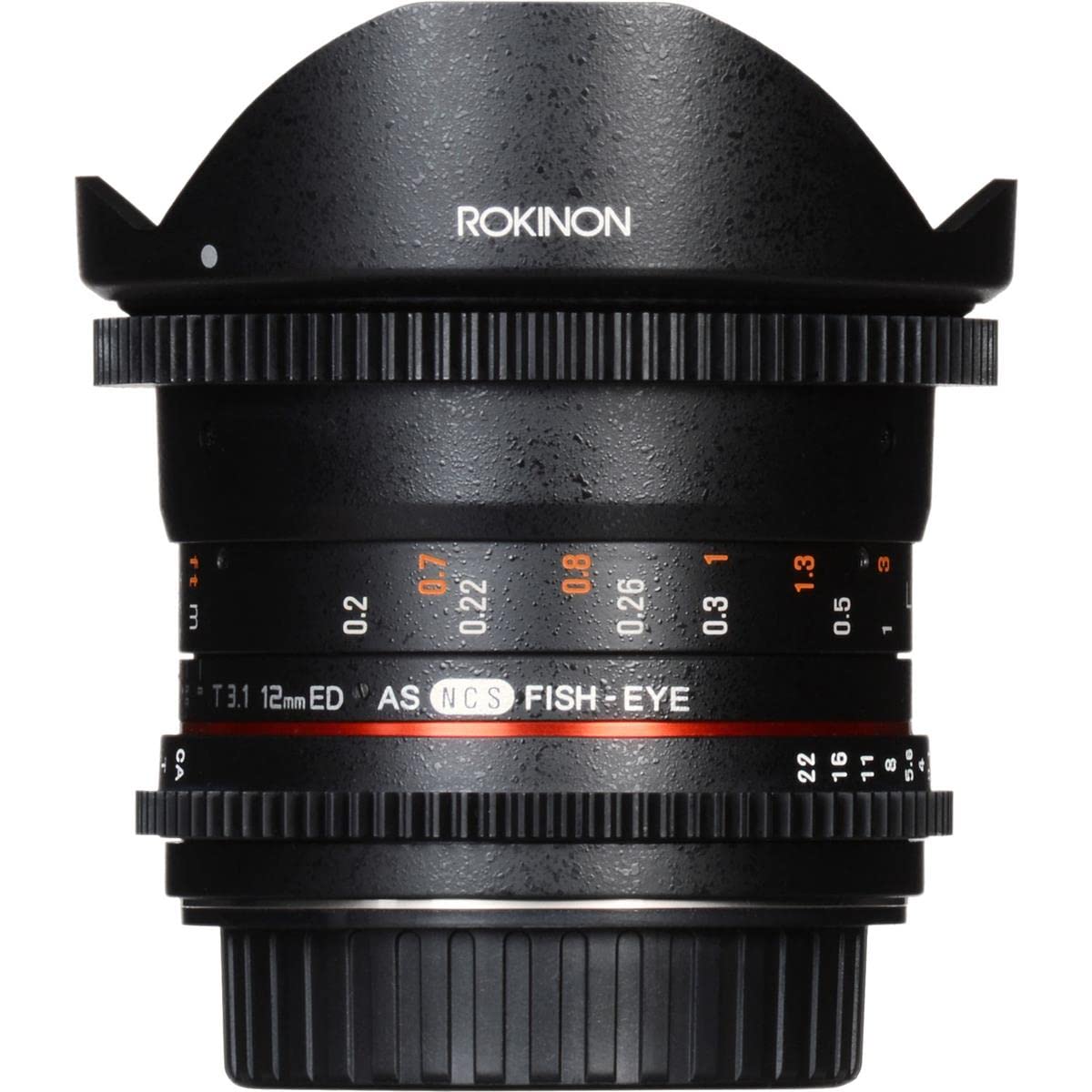 Rokinon Cine DS 12 mm t3.1 Ultra Wide Cine Lente de Ojo de pez – Full Frame Compatible