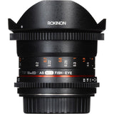 Rokinon Cine DS 12 mm t3.1 Ultra Wide Cine Lente de Ojo de pez – Full Frame Compatible