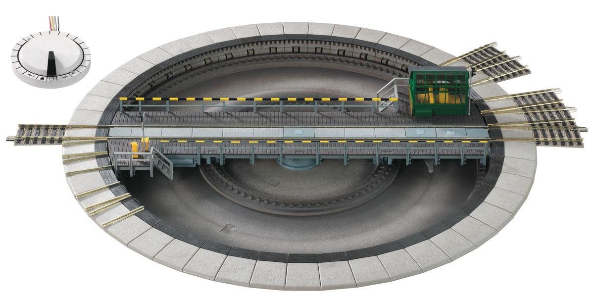 Fleischmann Plato giratorio con accionamiento eléctrico | para sistema AC Märklin | Spur H0#665201