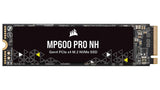 Corsair MP600 PRO NH 1 TB SSD PCIe Gen4 x4 NVMe M.2 - TLC NAND de Alta Densidad - M.2 2280 - Compatibilidad con DirectStorage - Hasta 7.000 MB/s - Sin Disipador de Calor - Negro
