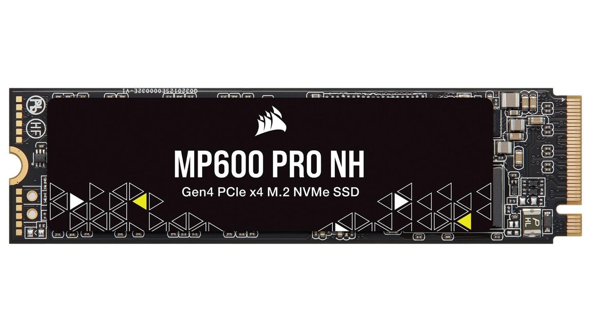 Corsair MP600 PRO NH 1 TB SSD PCIe Gen4 x4 NVMe M.2 - TLC NAND de Alta Densidad - M.2 2280 - Compatibilidad con DirectStorage - Hasta 7.000 MB/s - Sin Disipador de Calor - Negro