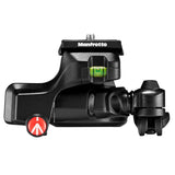 Manfrotto Befree - Cabezal de trípode para cámara en Vivo de 3 vías, Aluminio, Carga útil de 6 kg, para trípodes de Viaje, con Asas Plegables, Sistema de Arrastre Fluido, para Fotos y Videos, Equipo