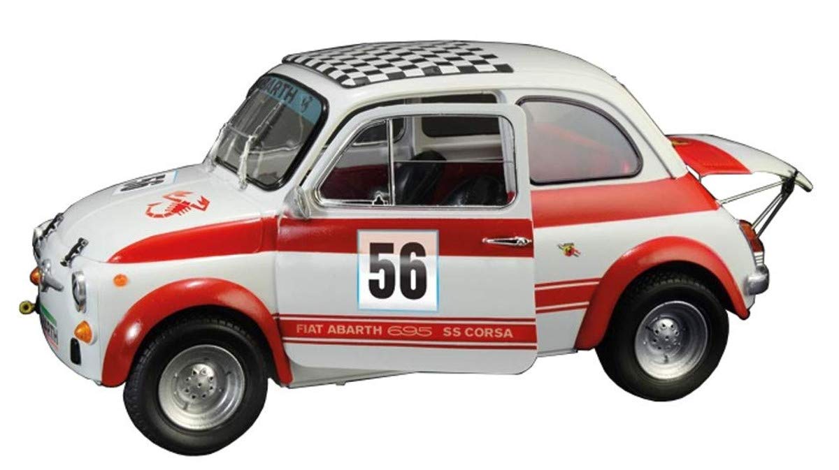 Italeri 4705S Fiat 4705-1:12 Abarth 695 SS/Assetto Corsa, maqueta, Modelo de construcción, sin barnizar