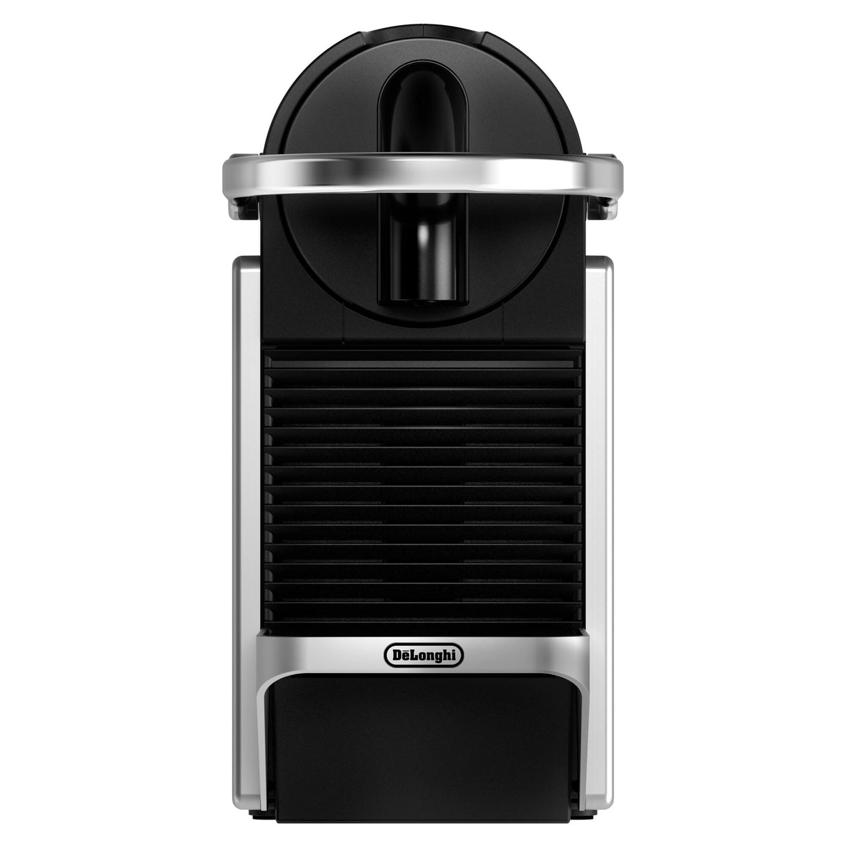 Nespresso De'Longhi Pixie EN127.S, Máquina de Café en Cápsulas, Espresso y Café Lungo, Modo ECO, Diseño Compacto, Sistema de Presión de 19 Bares, Pack de Bienvenida Incluido, 1260W, Silver
