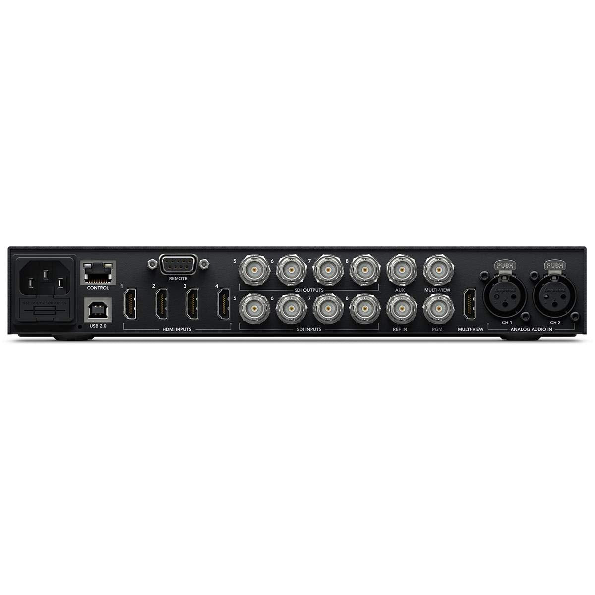 Blackmagic Design ATEM Television Studio HD interruptor de video HDMI - Switch de vídeo (HDMI, Mini USB Type-B, Negro, 60 pps, 525i,625i,720p,1080i,1080p, 110 - 240 V)