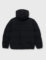 Calvin Klein Cazadora acolchada Hombre Essentials con capucha, Negro (Ck Black), XXS