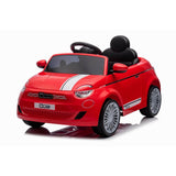 Tachan - Vehículo eléctrico Fiat 500 - De Color Rojo - Batería 12v - Control Parental por R/C + 3 años (711T00853 CPA Toy Group)