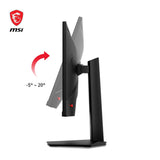 MSI G244F Monitor Gaming FHD de 24", Panel IPS 1920 x 1080, 170 Hz / 1ms, 122,88% sRGB/Freesync Premium- DP 1.2a, HDMI2.0b CEC, Negro