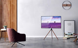 Techly 105209 Soporte de Suelo para Pantalla LCD/LED/Plasma 45-65" Estilo de Caballete Nuez Oscuro