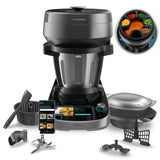 Cecotec Robot de Cocina Multifunción con Dispensador de Alimentos Mambo CooKing Victory. 1700W, 45 Funciones, Miles de Recetas Guiadas, Jarra Victory de 4,5L, Accesorios: Vaporera o Cesto para Hervir