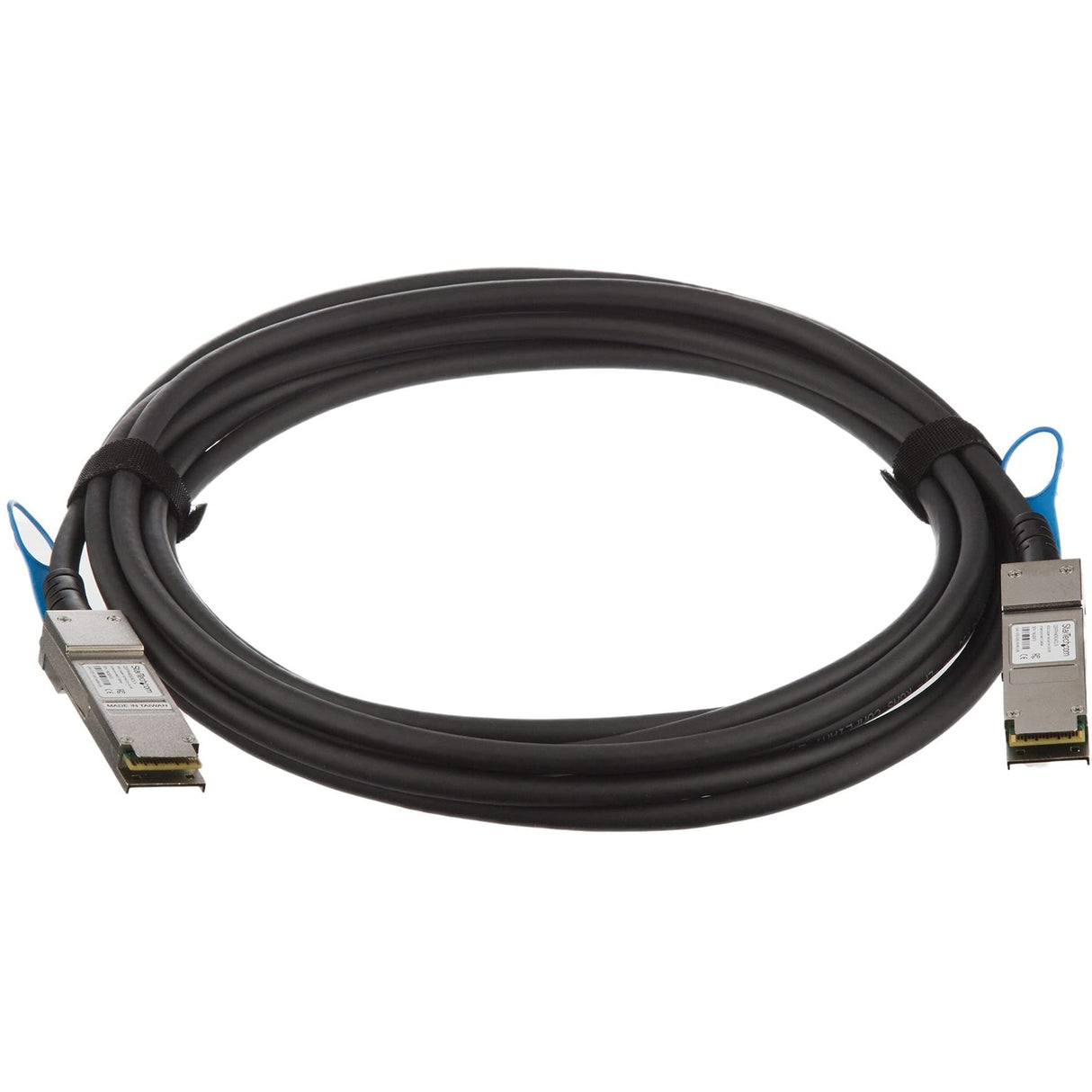 StarTech.com Cable de 5m Twinax Direct Attach QSFP+ a QSFP+ - 40G Compatible con Cisco QSFP-H40G-ACU5M - DAC de Cobre 40 GbE - Activo de Bajo Poder 40 Gbps - Firepower ASR1000 ASR9000 (QSFPH40GACU5)