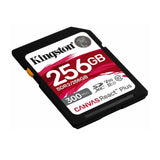 Kingston Canvas React Plus 256GB SDXC Tarjeta de memoria UHS-II 300R/260W U3 V90 for Full HD/4K/8K - SDR2/256GB