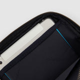 PIQUADRO Modus, Funda de Piel para iPad Mini Hombres, Turquesa, OneSize
