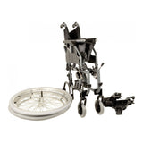 Gima King - Cochecito de aluminio con asiento de 46 cm, tejido negro