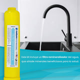 NATURE WATER PROFESSIONALS Equipo de Osmosis Inversa - Kit para Osmosis de 6 Etapas - Capacidad para 5 L - Incluye Membrana Vontron de 50GPD, Deposito y Filtros