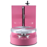 VEVOR Máquina para Decorar Pasteles, para Untar y Cubrir Crema, Bajo Ruido, Plato Giratorio con Raspador Ajustable, para Pasteles 15 y 35 cm, Velocidad de Rotación 25-320 RPM, Rosa, 600 x 370 x 550 mm