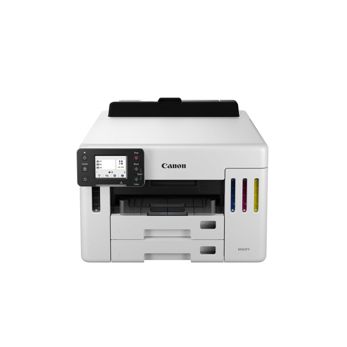 Canon Maxify GX5550 Megatank, Impresora Profesional para Oficina, con Depósito de Tinta Rellenable, Pantalla LCD, Capacidad 600 Hojas, Impresión de Alta Velocidad, 3 años de garantía